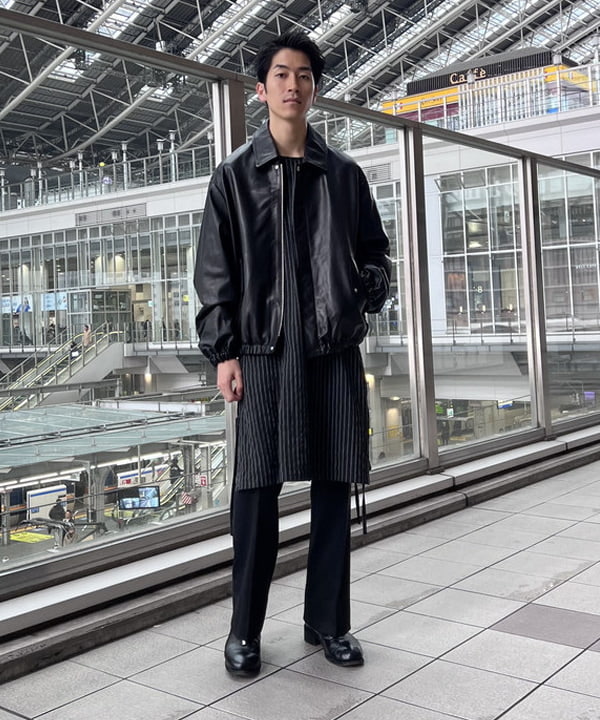 ssstein 24SS ST.767 LEATHER ZIP いじくる BLOUSON