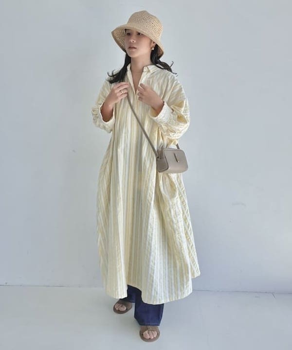 Ranさんの「BEAMS WOMEN｜TOFF&LOADSTONE × Demi-Luxe BEAMS / 別注 レヴューミニ ライトシュリンク ショルダーバッグ」を使ったコーディネート