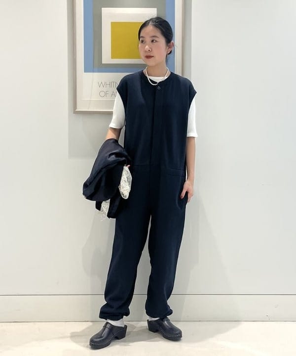 ミナミマリコさんの「BEAMS WOMEN｜maturely / Rib Gimmick Short Sleeves」を使ったコーディネート