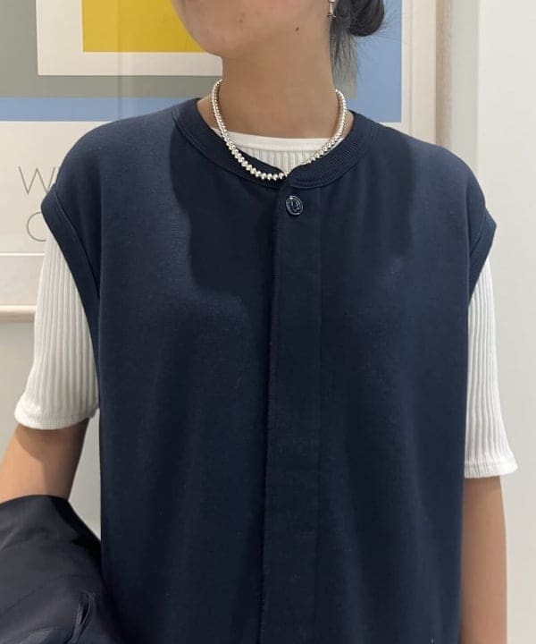 ミナミマリコさんの「BEAMS WOMEN｜maturely / Rib Gimmick Short Sleeves」を使ったコーディネート
