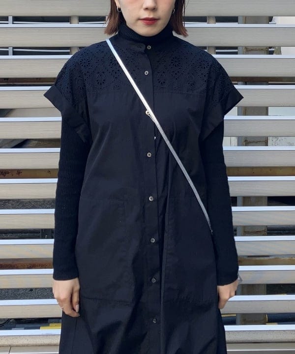 SAKAIさんの「BEAMS WOMEN｜GIANNI CHIARINI / メタリック ALIFA レザーショルダーバッグ S」を使ったコーディネート