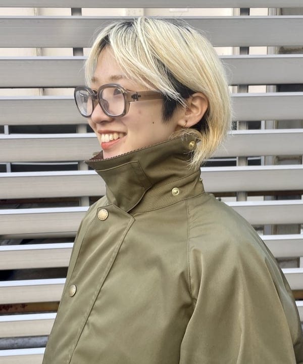 みりさんの「BEAMS WOMEN｜BEAMS BOY / オーバーオール プリントポーチ」を使ったコーディネート