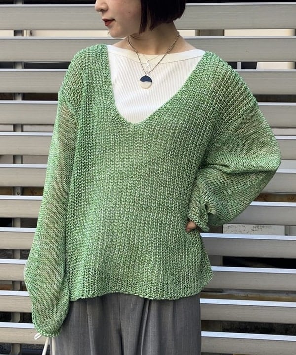 中川　ゆららさんの「BEAMS WOMEN｜NOMADIS / LIEN イントレチャート  バッグ」を使ったコーディネート