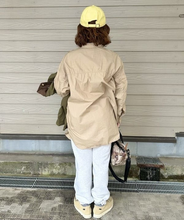 まつむさんの「BEAMS WOMEN｜コットン サーマル クルーネック ロングスリーブ Tシャツ」を使ったコーディネート