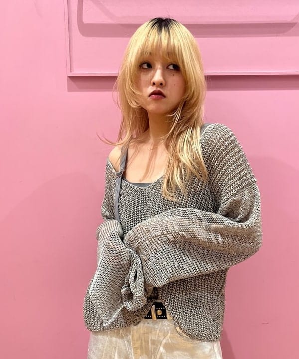 コスゲさんの「BEAMS WOMEN｜Ray BEAMS / 箔プリント デニムパンツ」を使ったコーディネート