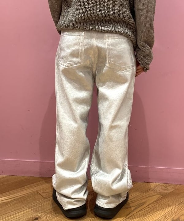 コスゲさんの「BEAMS WOMEN｜Ray BEAMS / 箔プリント デニムパンツ」を使ったコーディネート