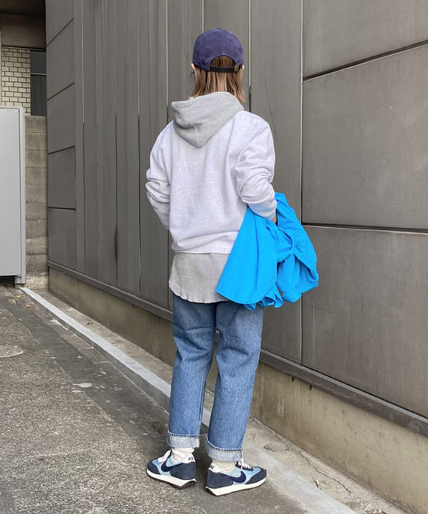 Kaoru Sakumaさんの「BEAMS WOMEN｜Healthknit × BEAMS BOY / ワッフル プルオーバー パーカ」を使ったコーディネート
