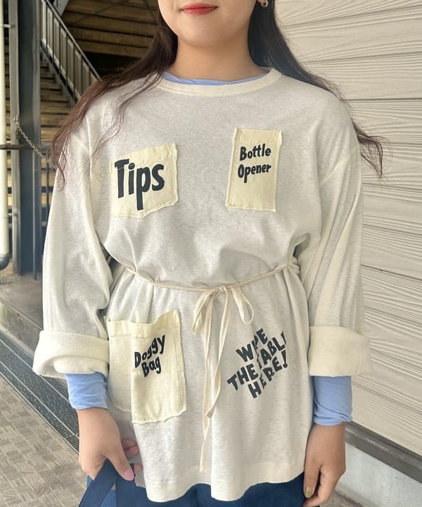 おとむさんの「BEAMS WOMEN｜BEAMS BOY / オーバーオール プリントポーチ」を使ったコーディネート