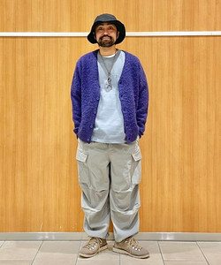 BEAMS（ビームス）7ゲージ ソリッド シャギー カーディガン