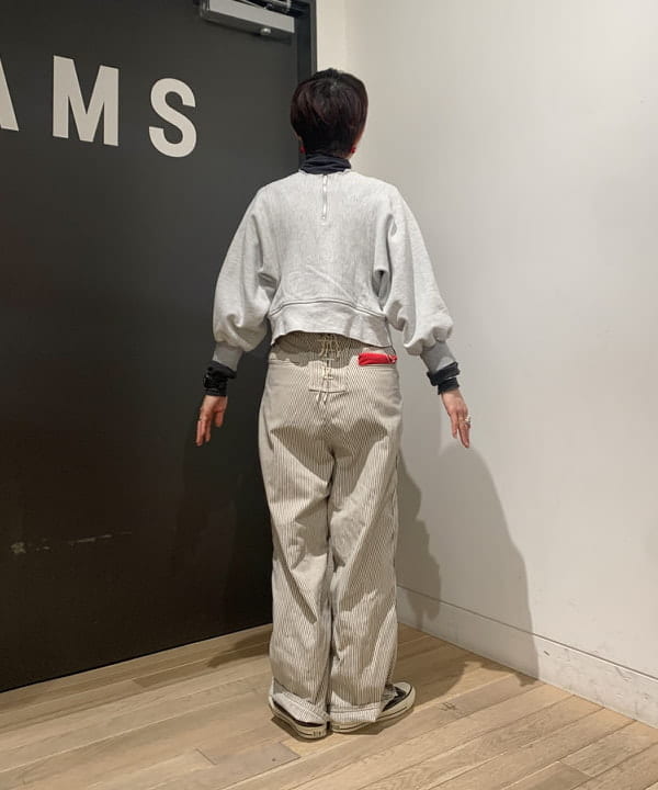 矢野(青木)優香さんの「BEAMS WOMEN｜BEAMS BOY / リブ タートル ロングスリーブ」を使ったコーディネート