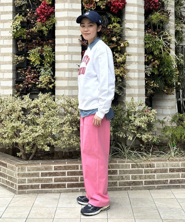 葵さんの「BEAMS WOMEN｜【別注】BUZZ RICKSON'S / シャンブレー ロングスリーブ シャツ」を使ったコーディネート