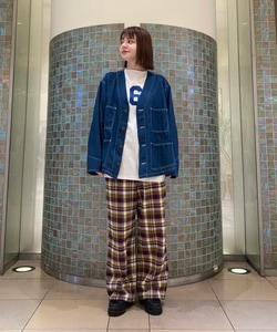 BEAMS BOY（ビームス ボーイ）ワーク チェック イージーパンツ