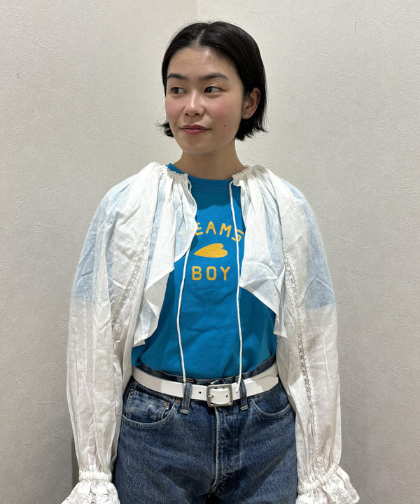 葵さんの「BEAMS WOMEN｜BEAMS BOY / オーバーオール プリントポーチ」を使ったコーディネート