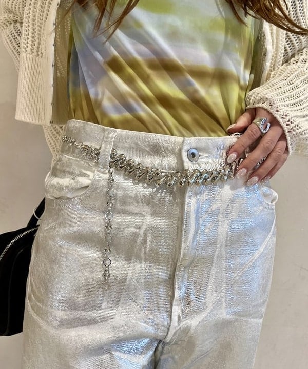 ちりこさんの「BEAMS WOMEN｜Ray BEAMS / グラデーション プリント Tシャツ」を使ったコーディネート