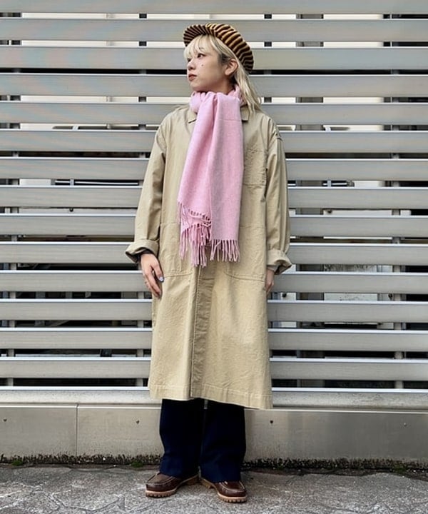 ナツハさんの「BEAMS WOMEN｜【別注】BUZZ RICKSON'S / シャンブレー ロングスリーブ シャツ」を使ったコーディネート