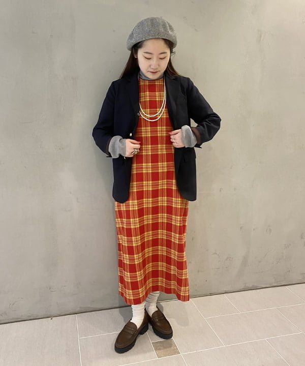 木村 海侑さんの「BEAMS WOMEN｜BEAMS BOY / 樹脂 パール ロング ネックレス」を使ったコーディネート