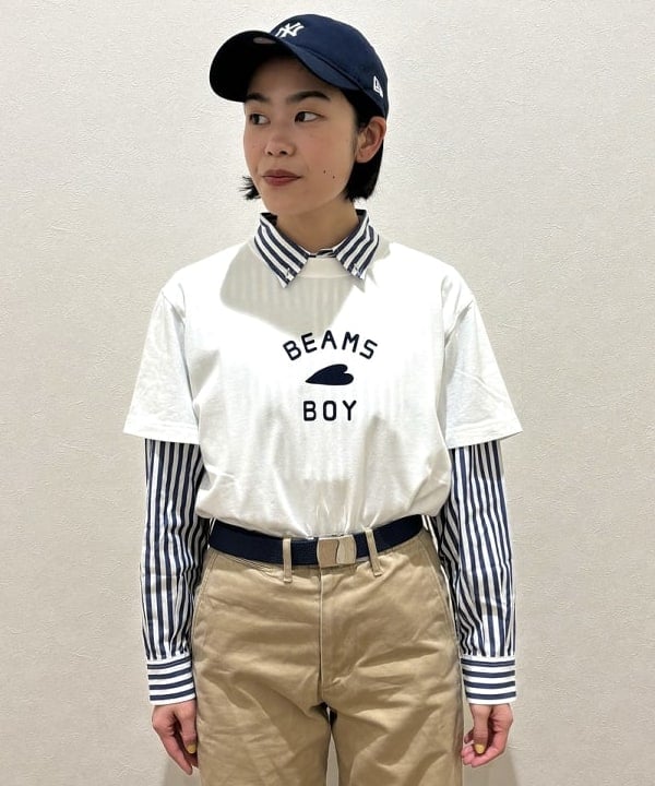 葵さんの「BEAMS WOMEN｜BEAMS BOY / USA テープベルト NEW」を使ったコーディネート