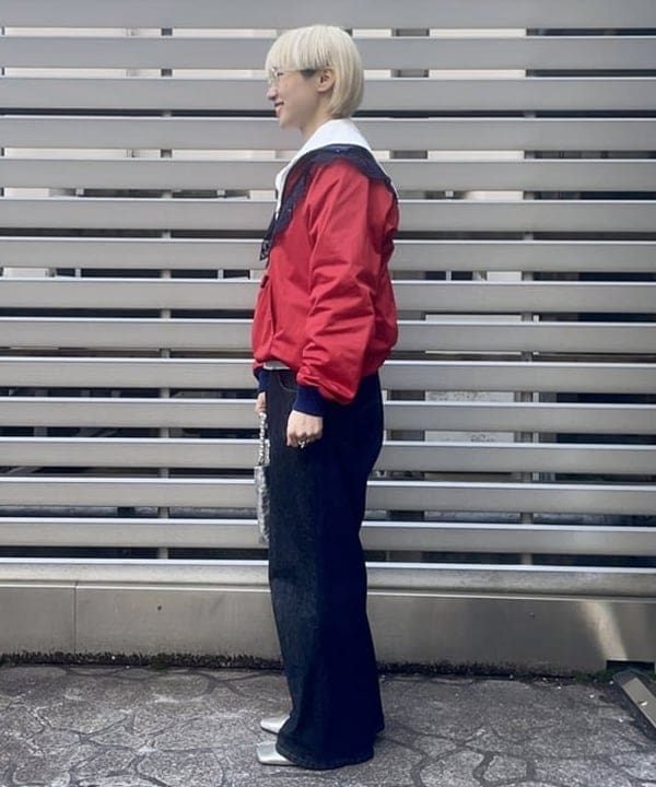 みりさんの「BEAMS WOMEN｜GIANNI CHIARINI / CAMILLA メタリック レザートートバッグ」を使ったコーディネート