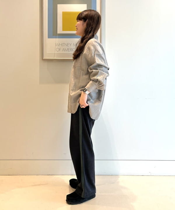 カスタニ モモノさんの「BEAMS WOMEN｜BEAMS BOY / サイド ライン イージー パンツ」を使ったコーディネート