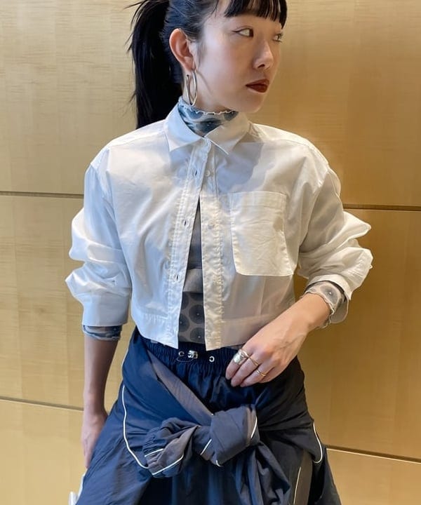 ハルキ　モモナさんの「BEAMS WOMEN｜Ray BEAMS / ベルテッド ビスチェ」を使ったコーディネート