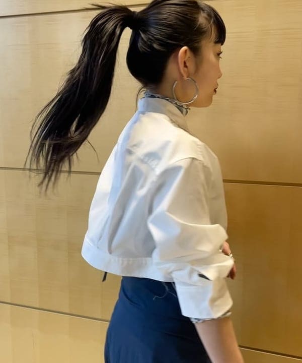 ハルキ　モモナさんの「BEAMS WOMEN｜Ray BEAMS / ベルテッド ビスチェ」を使ったコーディネート