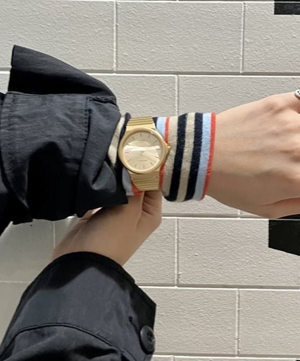 小原 もこさんの「BEAMS WOMEN｜【別注】BUZZ RICKSON'S / シャンブレー ロングスリーブ シャツ」を使ったコーディネート