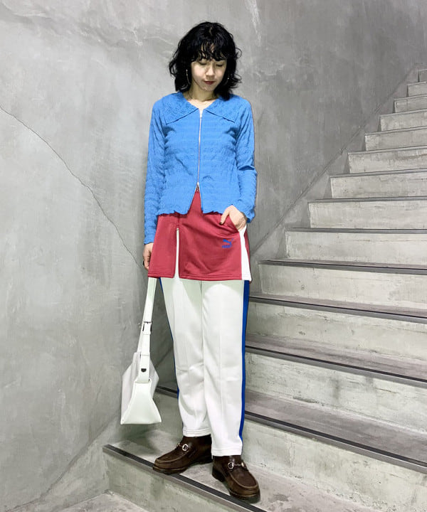 kigoさんの「BEAMS WOMEN｜PUMA × Ray BEAMS / 別注 T7 スカート」を使ったコーディネート