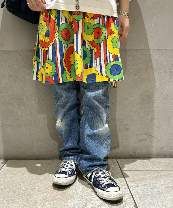 吉野 多恵さんの「BEAMS WOMEN｜Healthknit × BEAMS BOY / ワッフル ボーダー Tシャツ」を使ったコーディネート