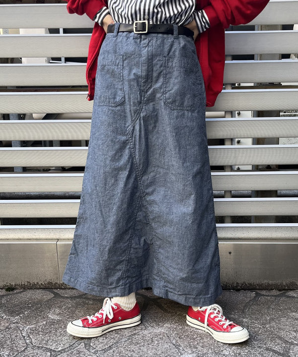 ミナミマリコさんの「BEAMS WOMEN｜BEAMS BOY / 25mm WASH ベルト」を使ったコーディネート