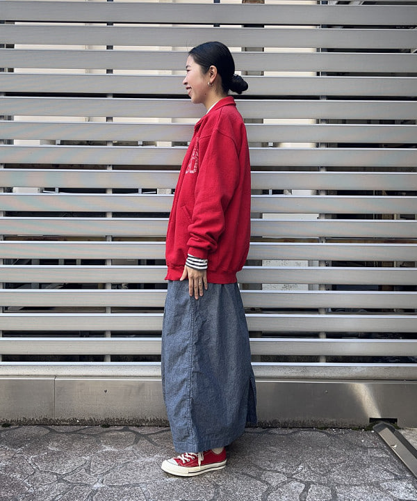 ミナミマリコさんの「BEAMS WOMEN｜BEAMS BOY / 25mm WASH ベルト」を使ったコーディネート