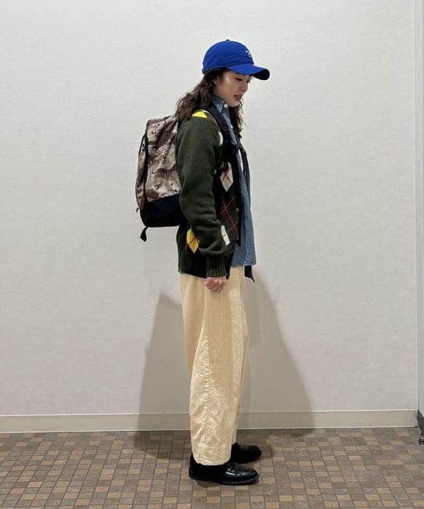 サワイさんの「BEAMS WOMEN｜【別注】BUZZ RICKSON'S / シャンブレー ロングスリーブ シャツ」を使ったコーディネート