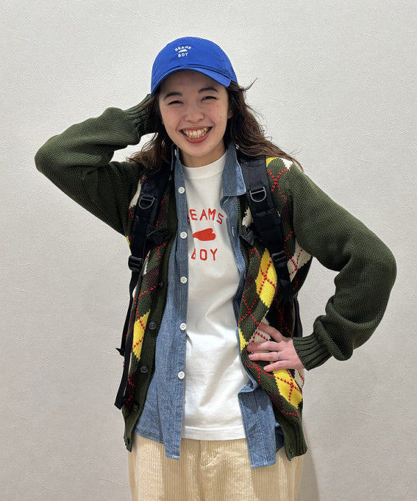 サワイさんの「BEAMS WOMEN｜【別注】BUZZ RICKSON'S / シャンブレー ロングスリーブ シャツ」を使ったコーディネート