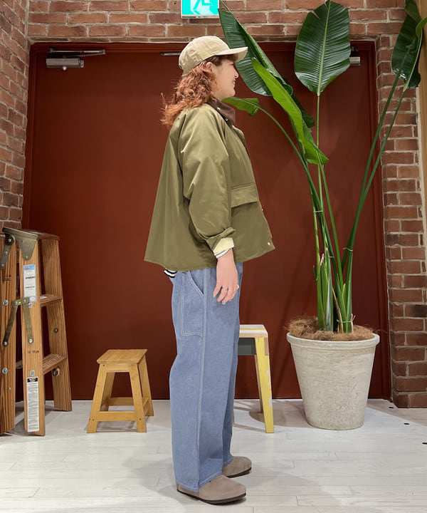 エノモト アミさんの「BEAMS WOMEN｜BEAMS BOY / シャンブレー ペインター パンツ」を使ったコーディネート