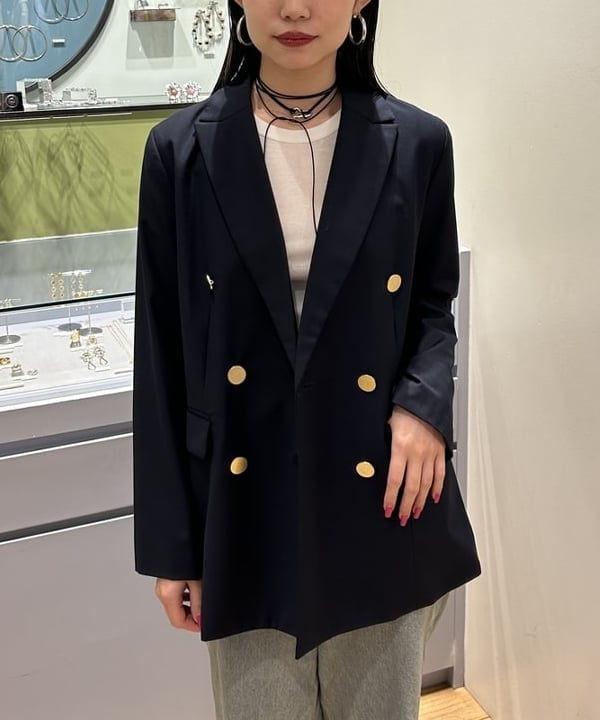 ayaneさんの「BEAMS WOMEN｜テレコ リブ クルーネック トップス」を使ったコーディネート