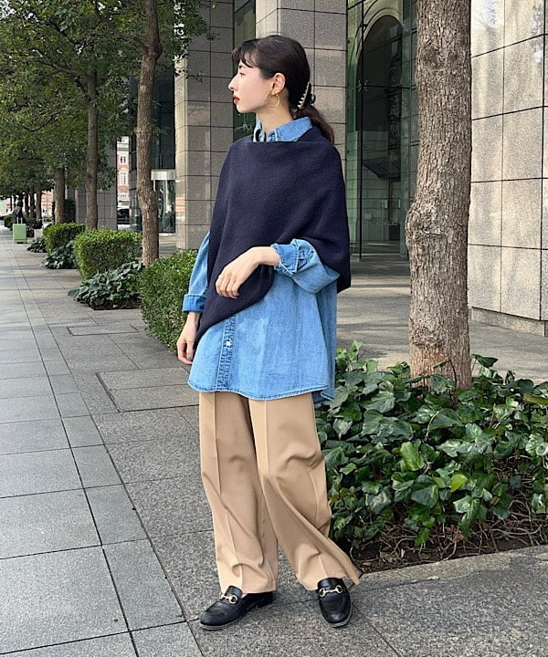 shibataさんの「BEAMS WOMEN｜AK+1 / マルチウェイ カーディガン」を使ったコーディネート
