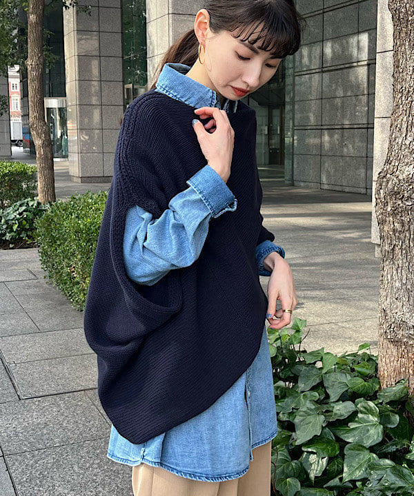 shibataさんの「BEAMS WOMEN｜AK+1 / マルチウェイ カーディガン」を使ったコーディネート