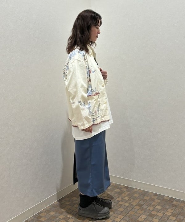 サワイさんの「BEAMS WOMEN｜maturely / Fake Leather Work Skirt」を使ったコーディネート