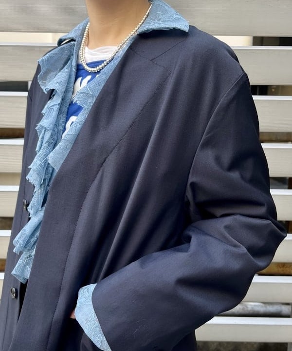 ミナミマリコさんの「BEAMS WOMEN｜maturely / 2Way Stretch Tuck Slacks」を使ったコーディネート
