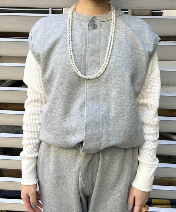 まつむさんの「BEAMS WOMEN｜コットン サーマル クルーネック ロングスリーブ Tシャツ」を使ったコーディネート