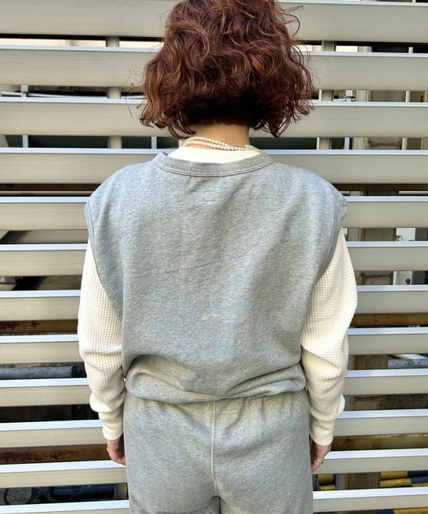 まつむさんの「BEAMS WOMEN｜コットン サーマル クルーネック ロングスリーブ Tシャツ」を使ったコーディネート