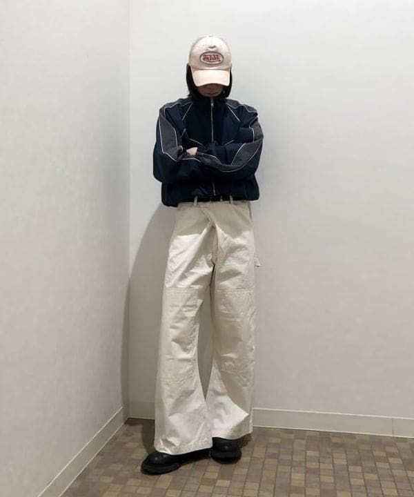 はるひむさんの「BEAMS WOMEN｜Lee × maturely / 別注 Twill Double Knee Painter Pants」を使ったコーディネート