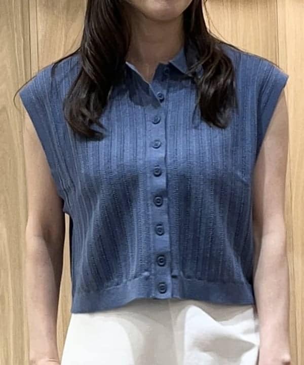 関 桂子さんの「BEAMS WOMEN｜MR MITTENS / THEO レースポロニット」を使ったコーディネート