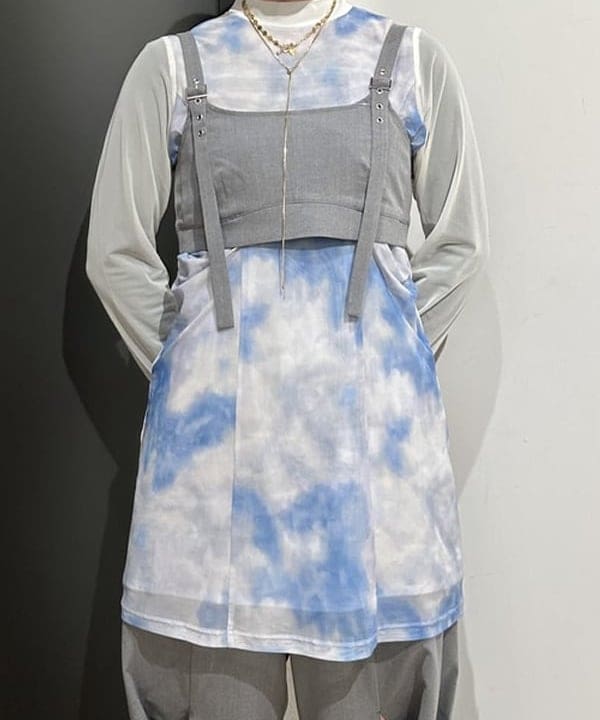 早川 萌子さんの「BEAMS WOMEN｜Ray BEAMS / ベルテッド ビスチェ」を使ったコーディネート