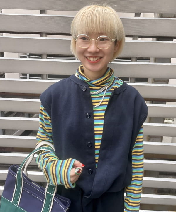 みりさんの「BEAMS WOMEN｜L.L.Bean / Deep Bottom Deluxe Boat and Tote S」を使ったコーディネート