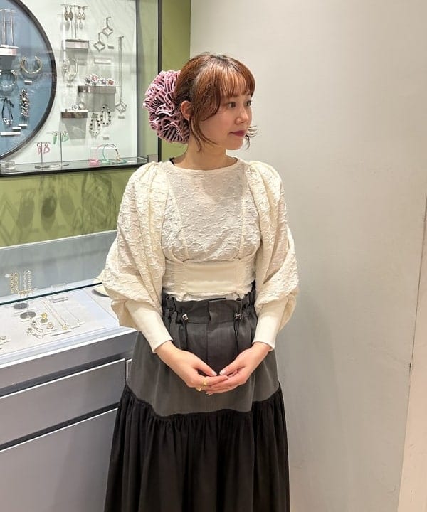 渡邊 舞さんの「BEAMS WOMEN｜RBS / 配色 ギャザー スカート」を使ったコーディネート