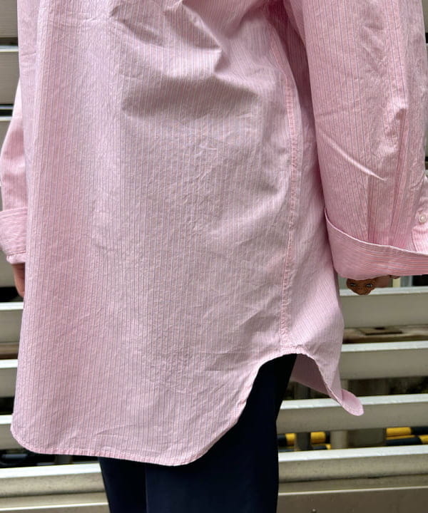 まつむさんの「BEAMS WOMEN｜BEAMS BOY / ポリエステル ウール シンチ バック スラックス」を使ったコーディネート