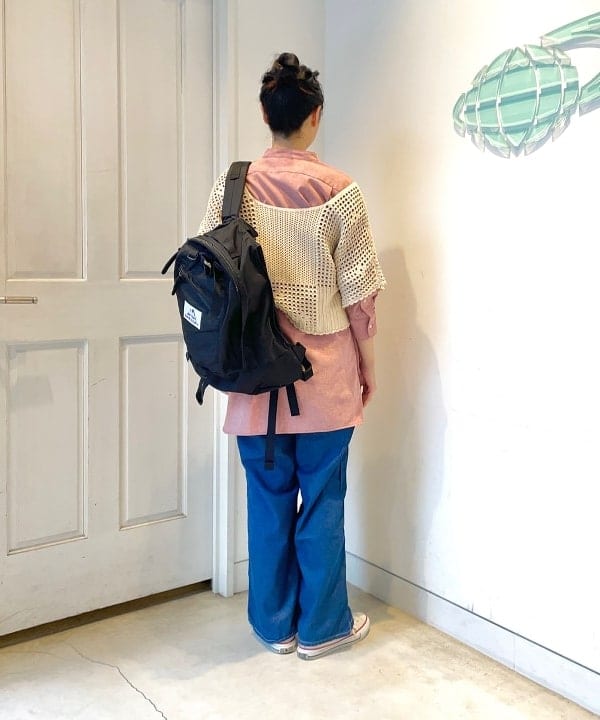 おのすさんの「BEAMS WOMEN｜BEAMS BOY / ポリエステルリネン ビッグ シャツワンピース」を使ったコーディネート