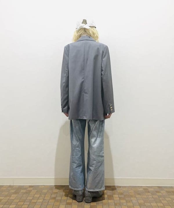 ひるてぃさんの「BEAMS WOMEN｜Ray BEAMS / 箔プリント デニムパンツ」を使ったコーディネート