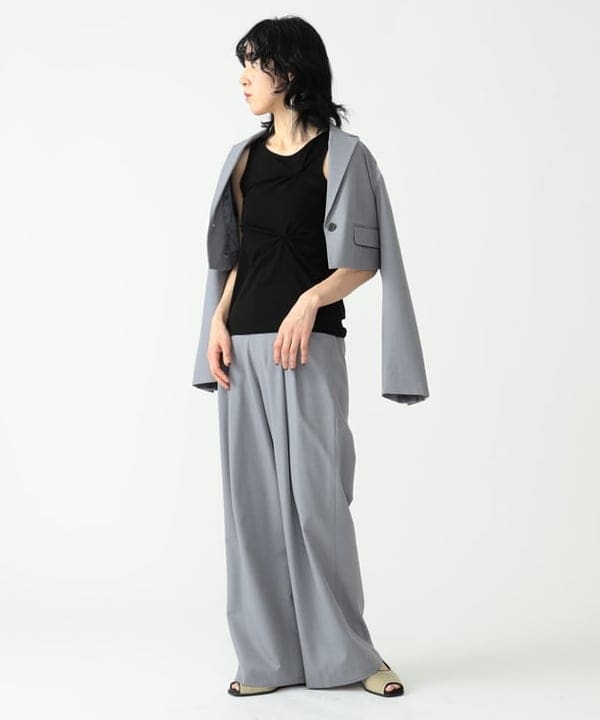 kigoさんの「BEAMS WOMEN｜RBS / アシメ タック タンクトップ」を使ったコーディネート