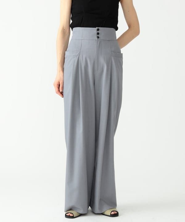 kigoさんの「BEAMS WOMEN｜RBS / アシメ タック タンクトップ」を使ったコーディネート